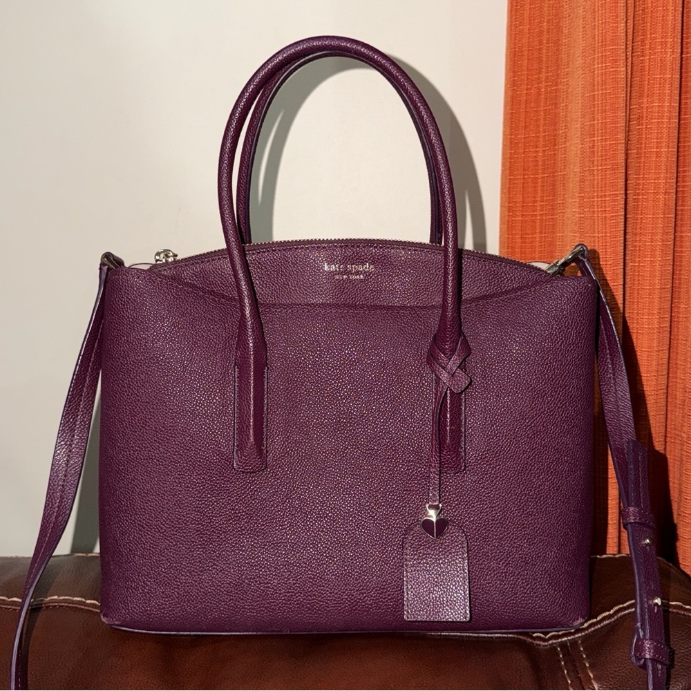 kate spade Plum Purple Leather Satchel